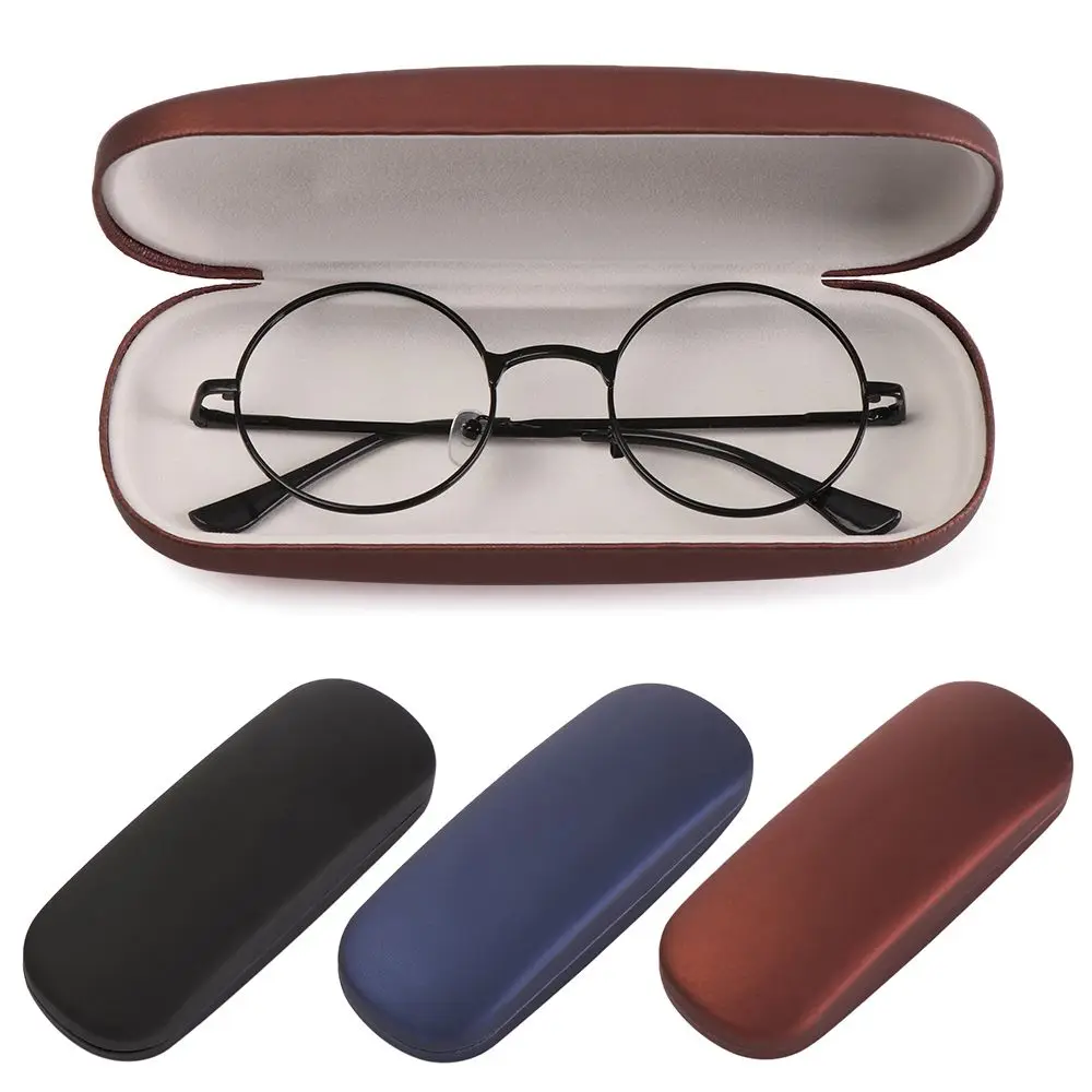 New PU Pearlescent Men Women Eyewear Protector Glasses Box Myopia Glasses Case Reading Eyewear Case