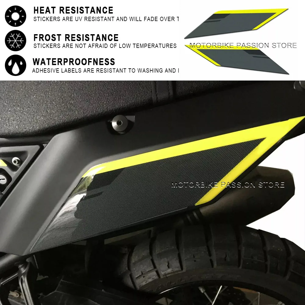 For Yamaha Tenere 700 2019 Motorcycle Handlebar Protection Sticker Kit Waterproof Scratch Resistant Protective 3D Resin Adhesive
