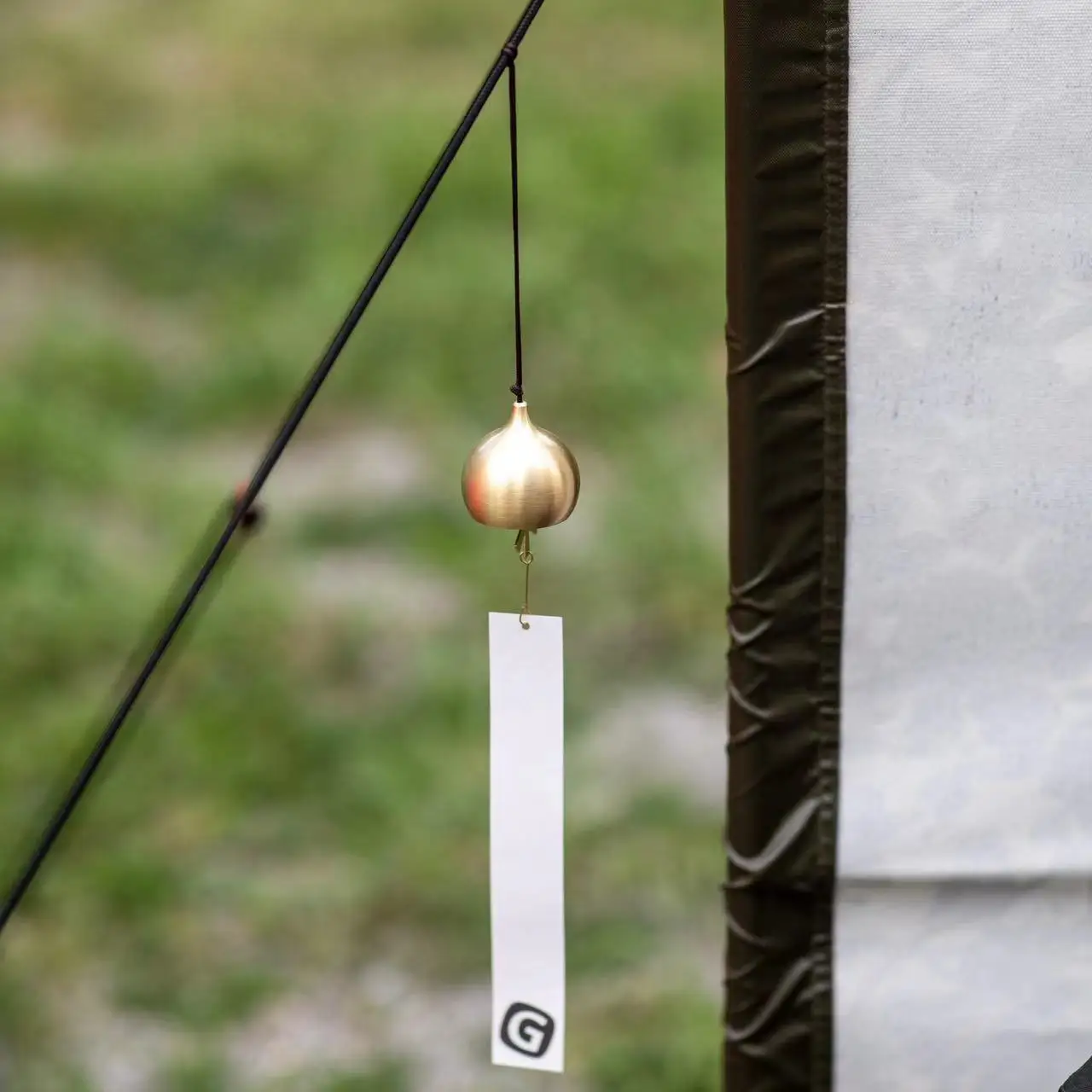 New Outdoor Wind Chimes Brass Wind Chime Bell Izakaya Wind Chime Camping Home Decoration Outdoor Tools