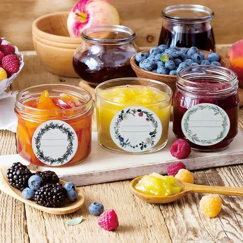 5cm Labels Self-Adhesive Labels Canning Jar Labels Stickers Writeable Label