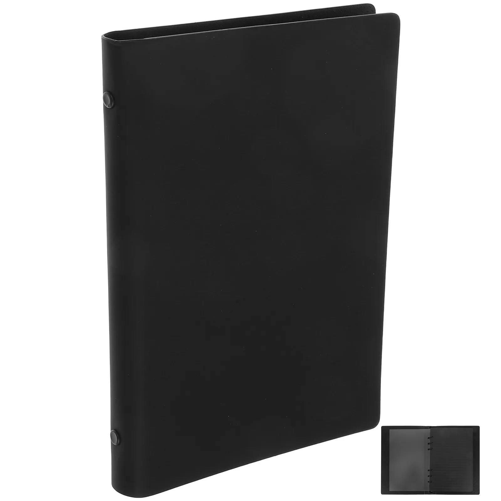 

1 A5 Loose Leaf Notebook PU Cover Refillable Fountain Pen Friendly Paper Portable Business Travel Note Taking Journal Pack