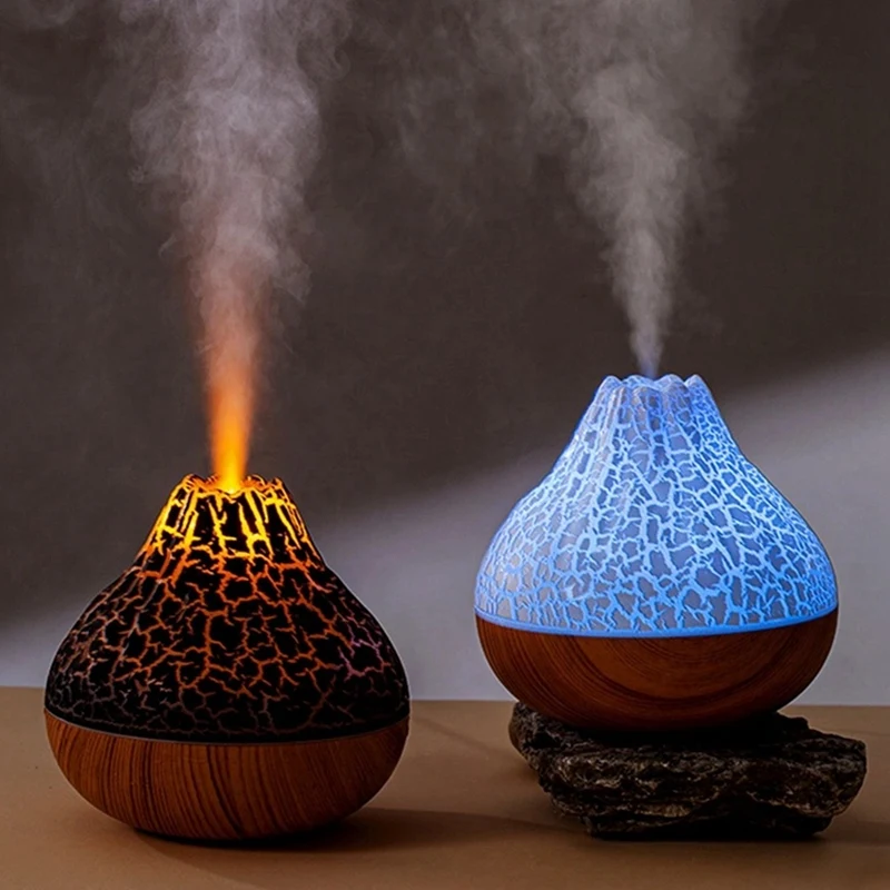 Air Humidifier USB Humidifier Water Mist Diffuser Purifier Air Fresh Seven Color Crack Humidifier