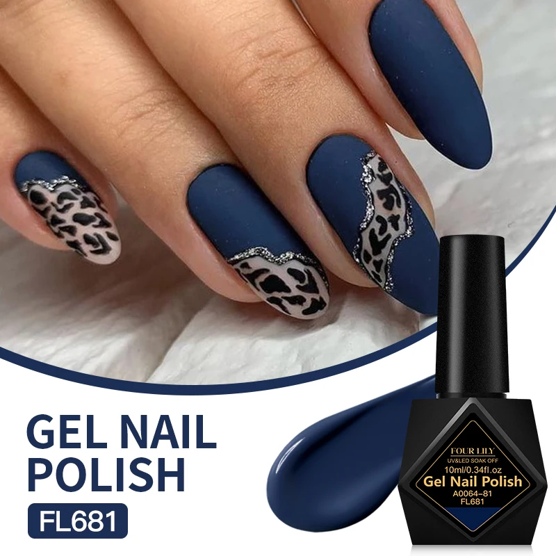 10 ml Vier Lelie 162 Kleuren Nagel Gel Polish Semi Permanente Nail Art Manicure Losweken LED UV Gel nagel Levert Art Vernis