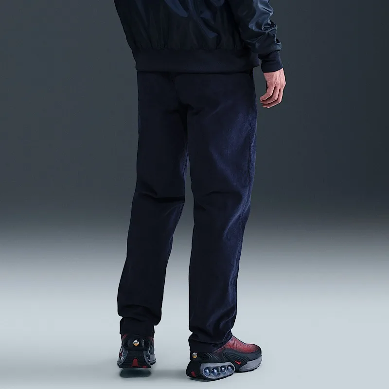 Nike Solid Color Knit Lounge Pants Relaxed Fit Drawstring Waist Home Wear TrousersFZ0787-410