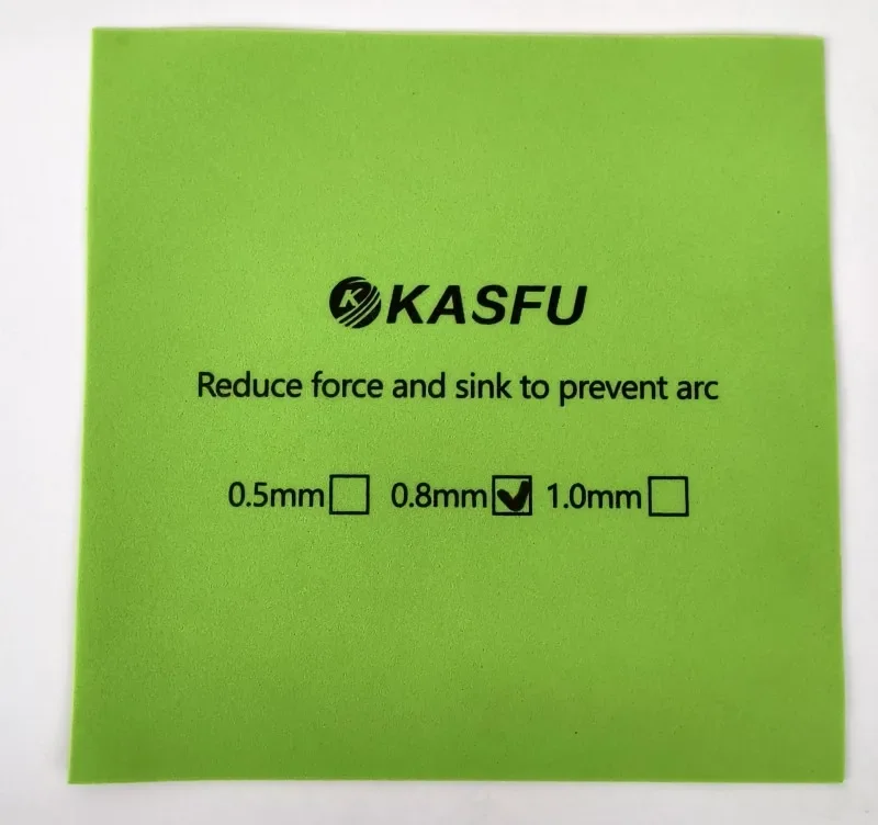 KASF High-End-Tischtennisschwamm, 0,5/0,8/1,0 mm, superweicher Ping-Pong-Schwamm, speziell für lange Noppen und Noppen, Anti-Bogen – Detail 4
