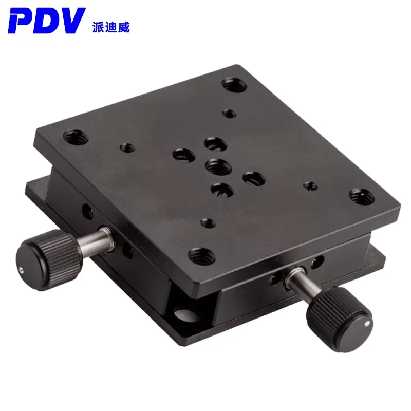 PT-SD101M manual two-dimensional thin translation table dovetail translation table stroke ±3mm