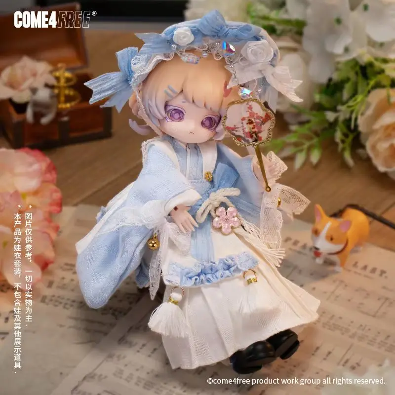 الملابس فقط المتوفرة في المخزون سلسلة الحلوى ملح البحر جوز الهند ملابس دمى 12 نقطة Ob11 دمية Bjd تنورة دمية هدايا عيد الميلاد