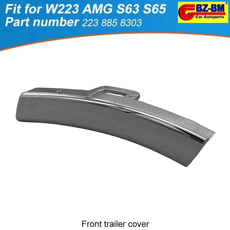 Car Front Bumper Tow Hook Trailer Cover Cap Hauling Eye Lid For Mercedes benz W223 AMG S63 S65 Series 2238858303