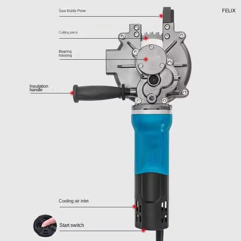 Hand-held FC-40 rebar cold-cut saw cutting machine cutting machine cold-cut saw blade steel metal cut rebar