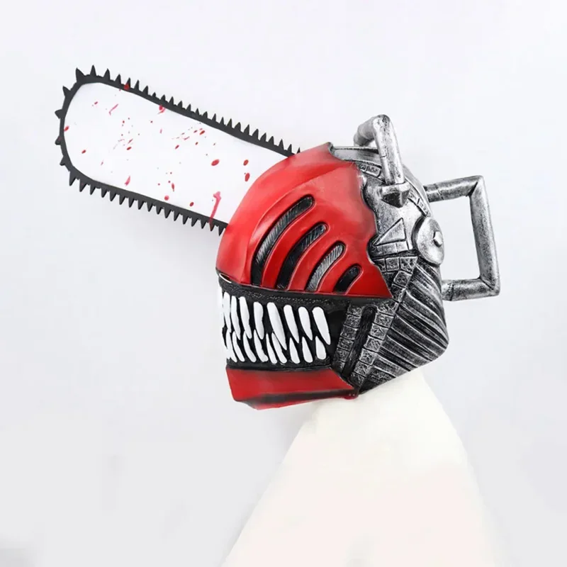 Chainsaw Man Denji Mask Cosplay Latex Masks Helmet Masquerade Halloween Party Costume Props