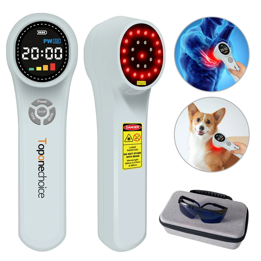 

660nm 810nm 980nm Cold Laser Therapy for Back Waist Pain Shoulder Neck Arthritis Low Level Laser Treatment LLLT Device