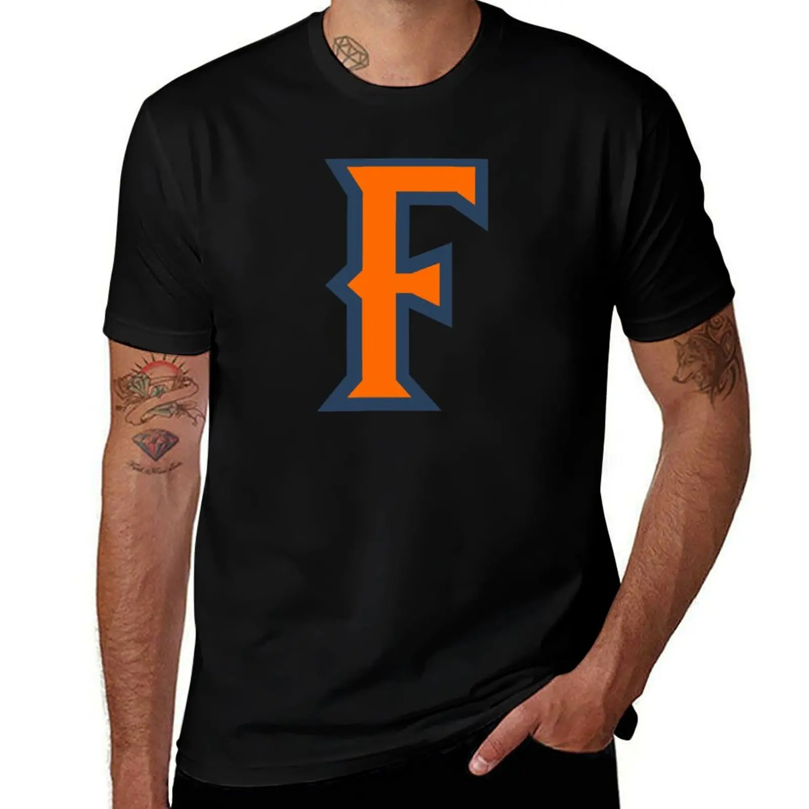 

California State University Fullerton F Logo T-Shirt man t shirt designer T-Shirt