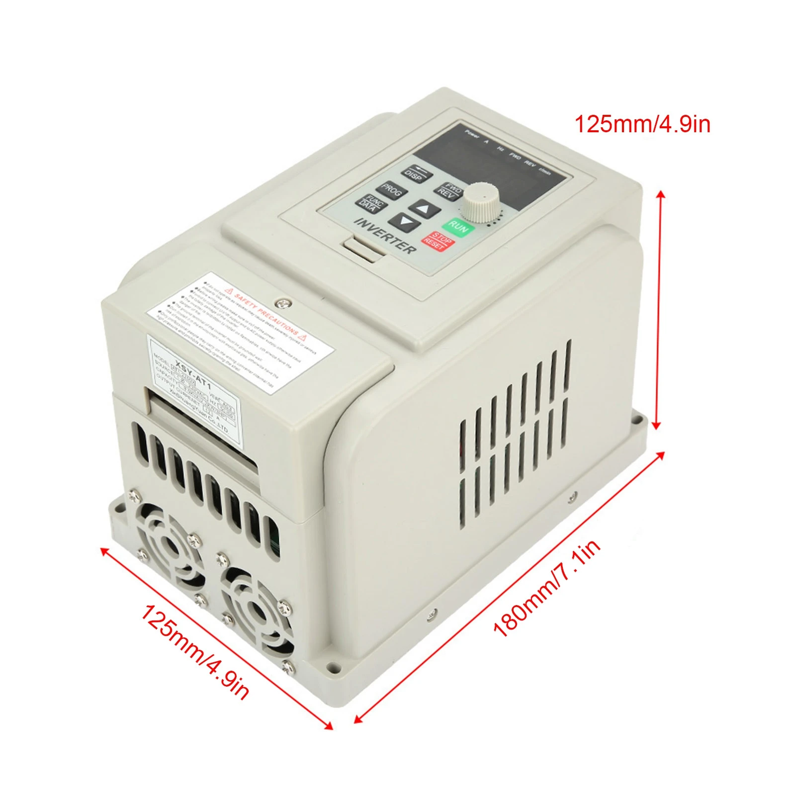 Adjustable Frequency Drive VFD 220VAC Single Phase Variable Frequency Drive VFD Speed Controller for 3 Phase 2.2kW AC Motor