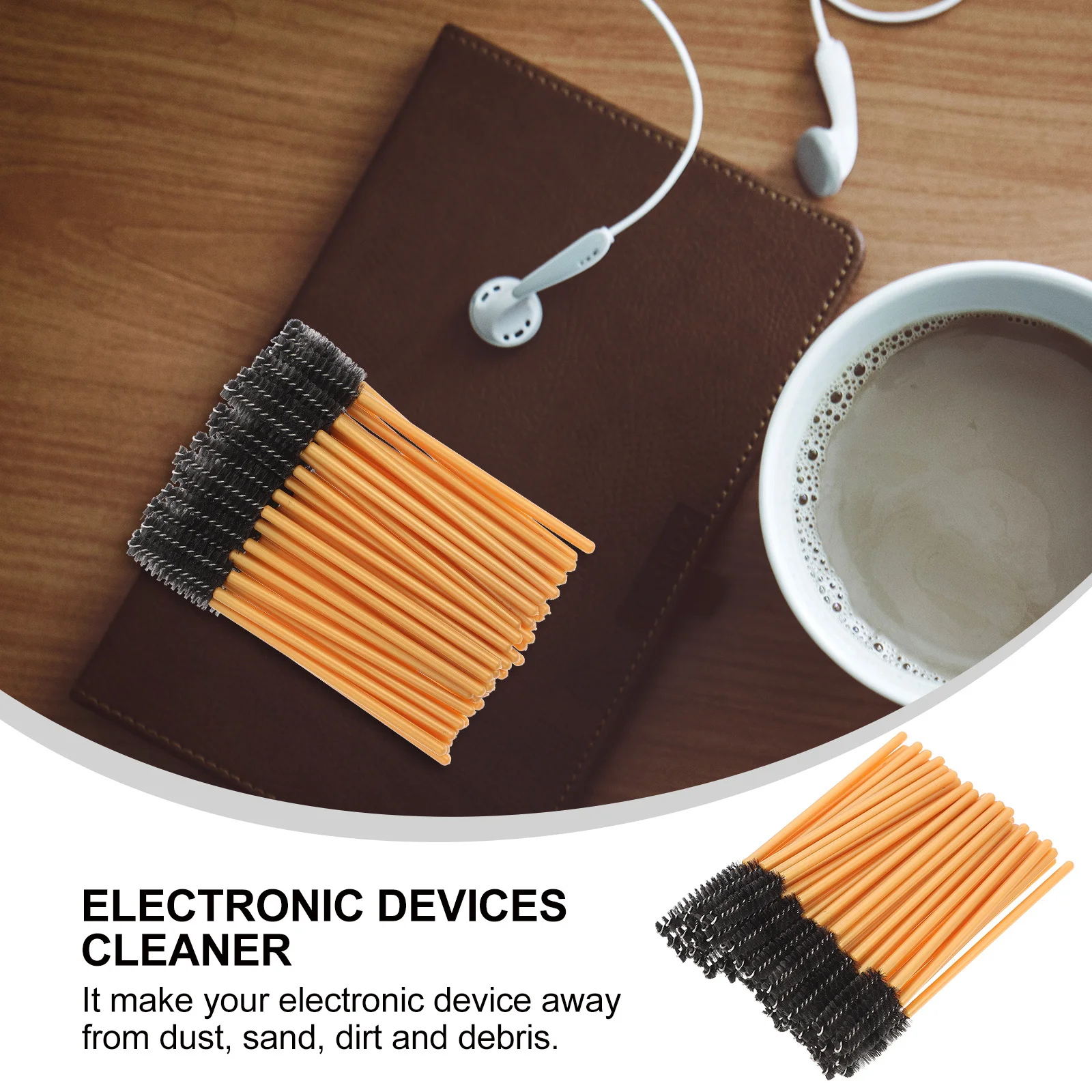 

50Pcs Earphone Cleaning Brush Professional Cleaner Tools Durable Plastic for Headphone Speaker Wireless Earphone Dust Cleaning