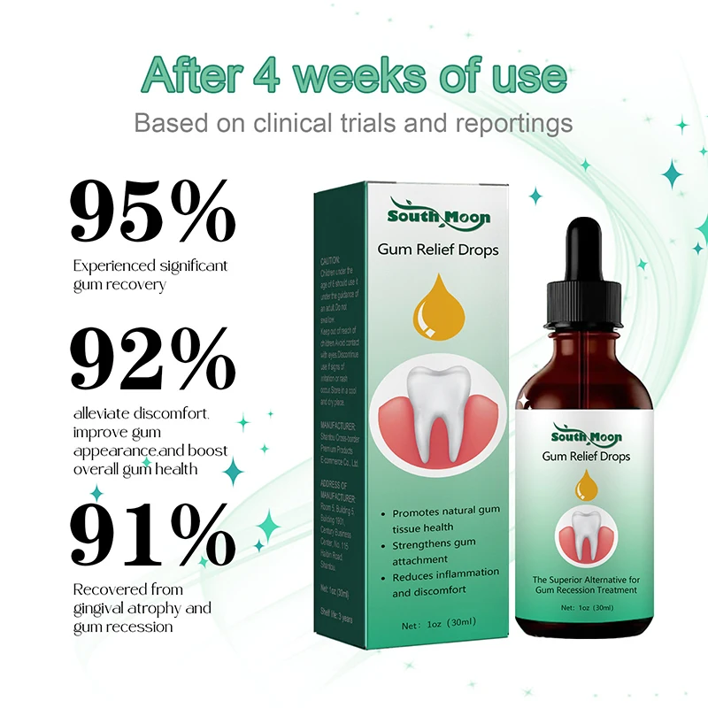 Gingival Regrowth Drops Quickly Repair Of Cavities Caries Mousse Gum Treatment For Receding Gums Rejuvenate Your Gums With Ease