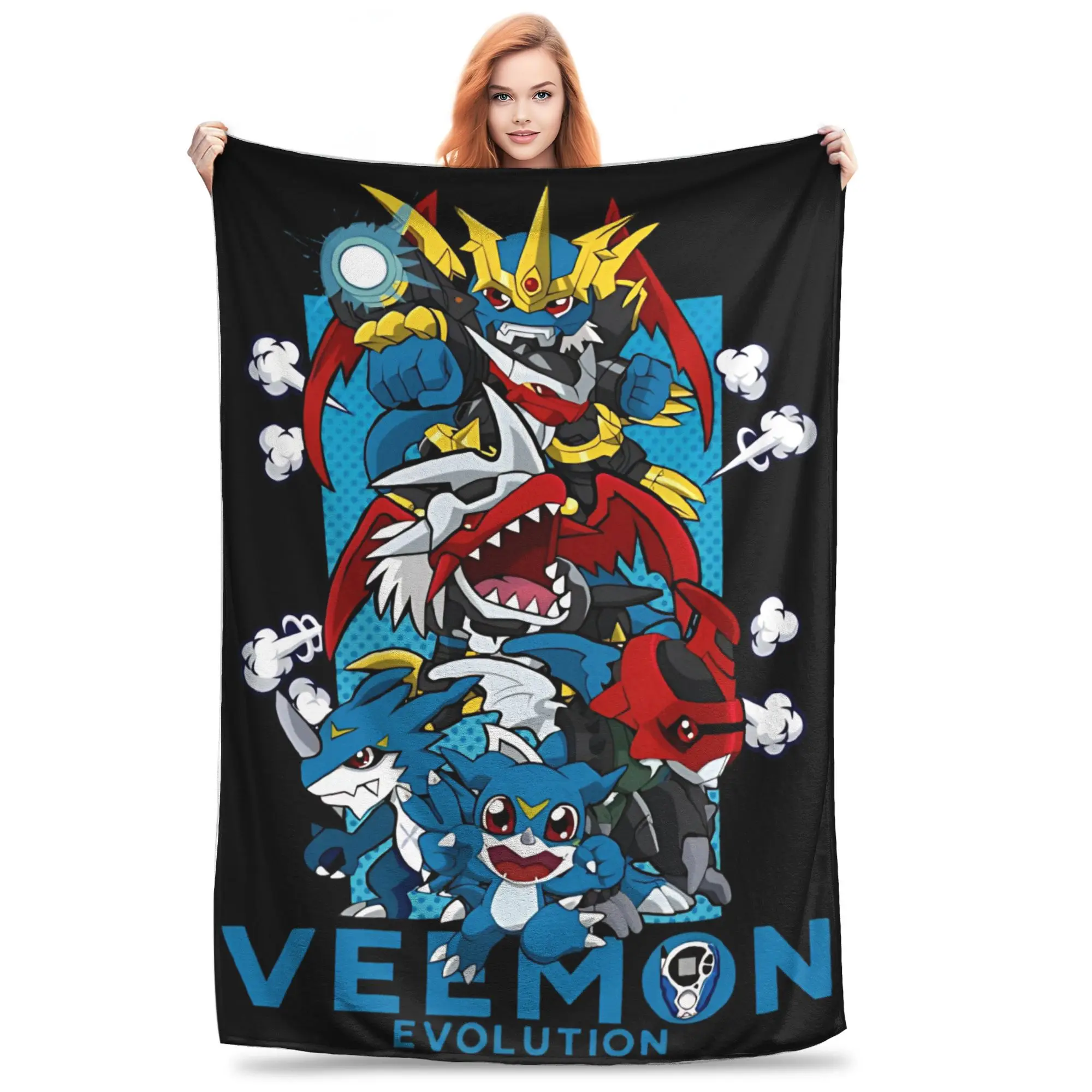 

Одеяло Digital Monster Digimon, супер мягкие теплые пледы для кровати, 50x60 дюймов, покрывала разных размеров