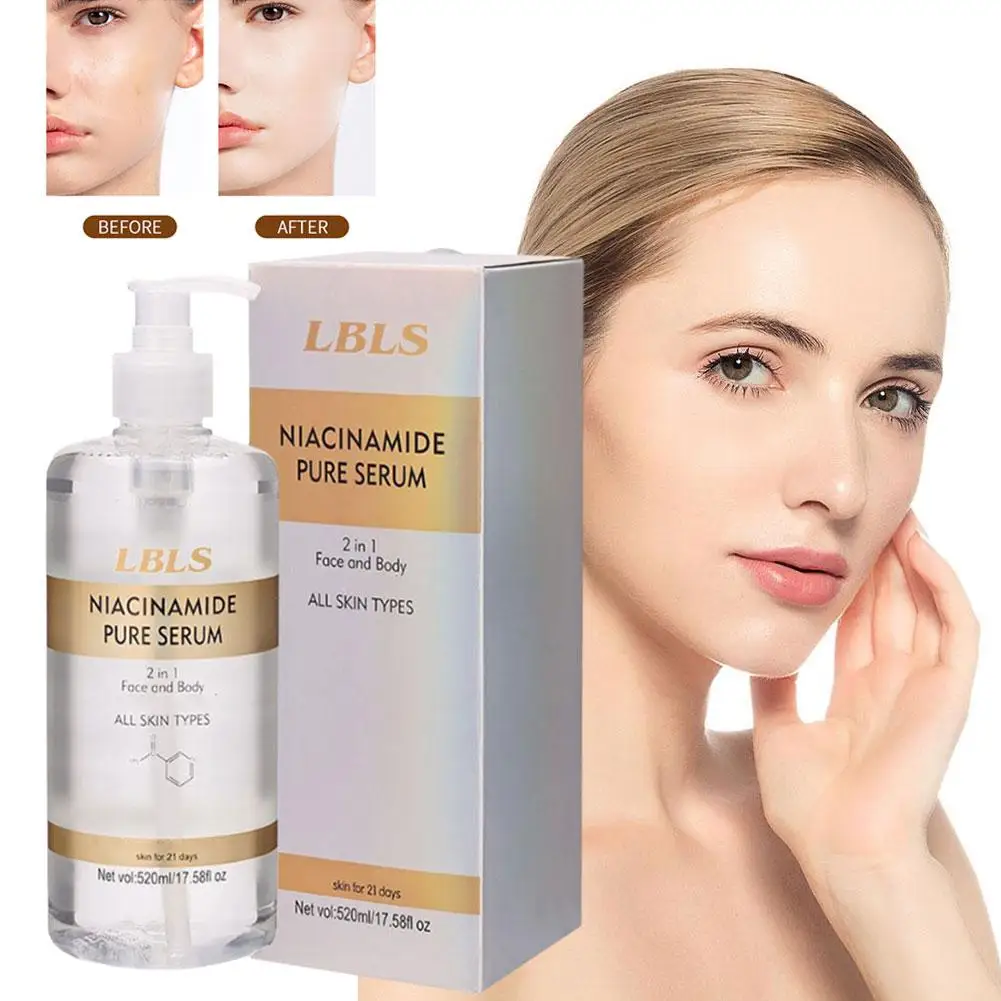 

520ml Niacinamide Essence Moisturizing Brightening Skin Rejuvenating Skin Facial Essence Care Firming Moisturizer U5R8