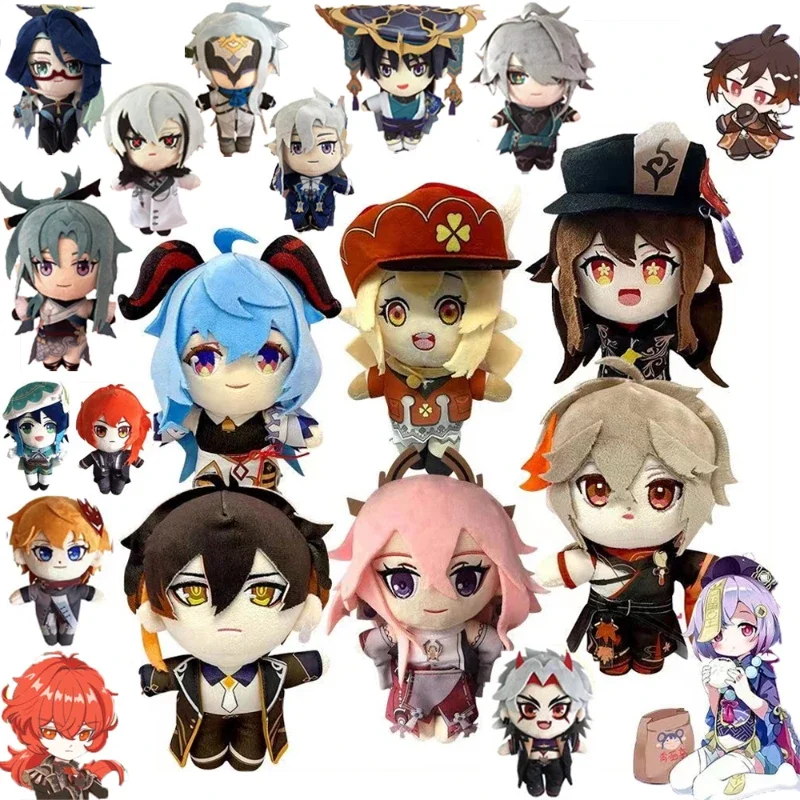

Game Genshin Impact Plush Toy Fatui Doctor Furina Diona Noelle Scaramouche Wriothesley Stuffed Dolls Plushie Pillow Xmas Gift