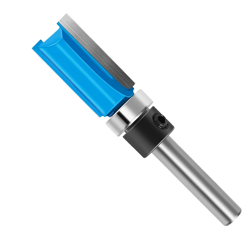 A76K 1/4Inch Shank Router Bit Twin 2 Fluted Imperial Jig Template Cutter Woodworking