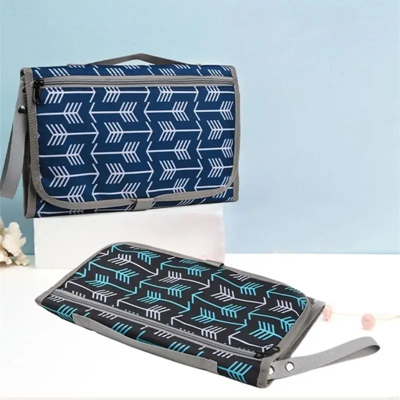 

581F Multifunctional Baby Travel Changing Mat Foldable and Waterproof Diaper Pad Nursing Mattress Crib Bedding Pad Essential