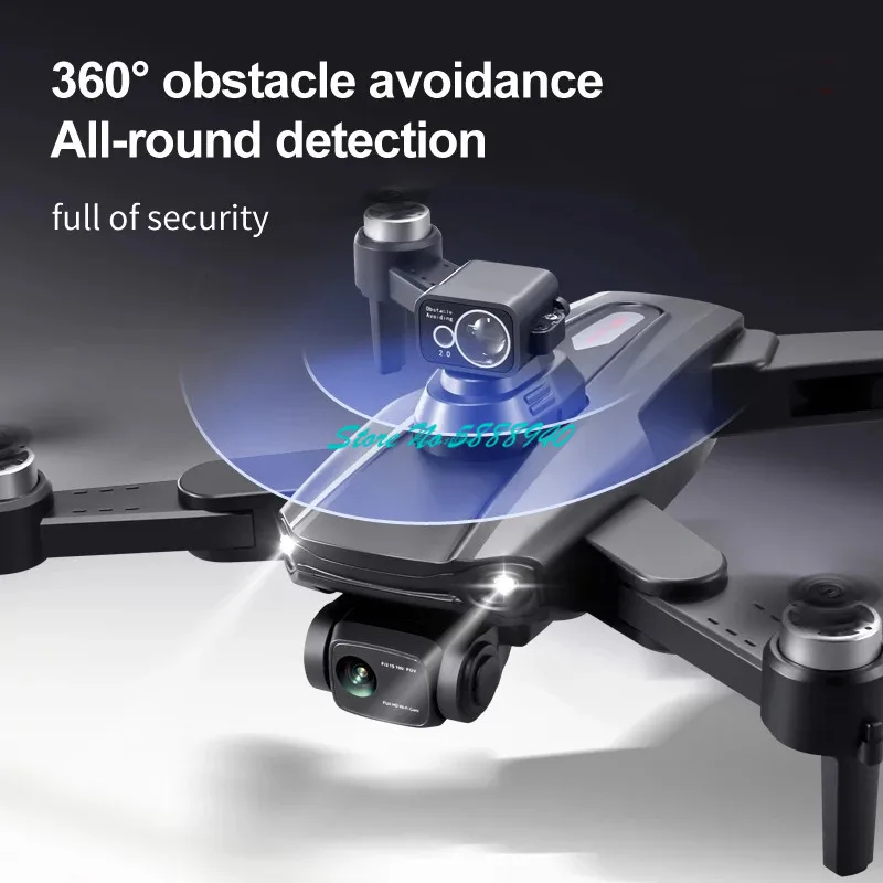 GPS Brushless Smart Return Follow Me WIFI FPV RC Drohne 5G 25 Min 8K Dual Kamera 360 °   Hindernisvermeidung Funkgesteuerter Quadrocopter