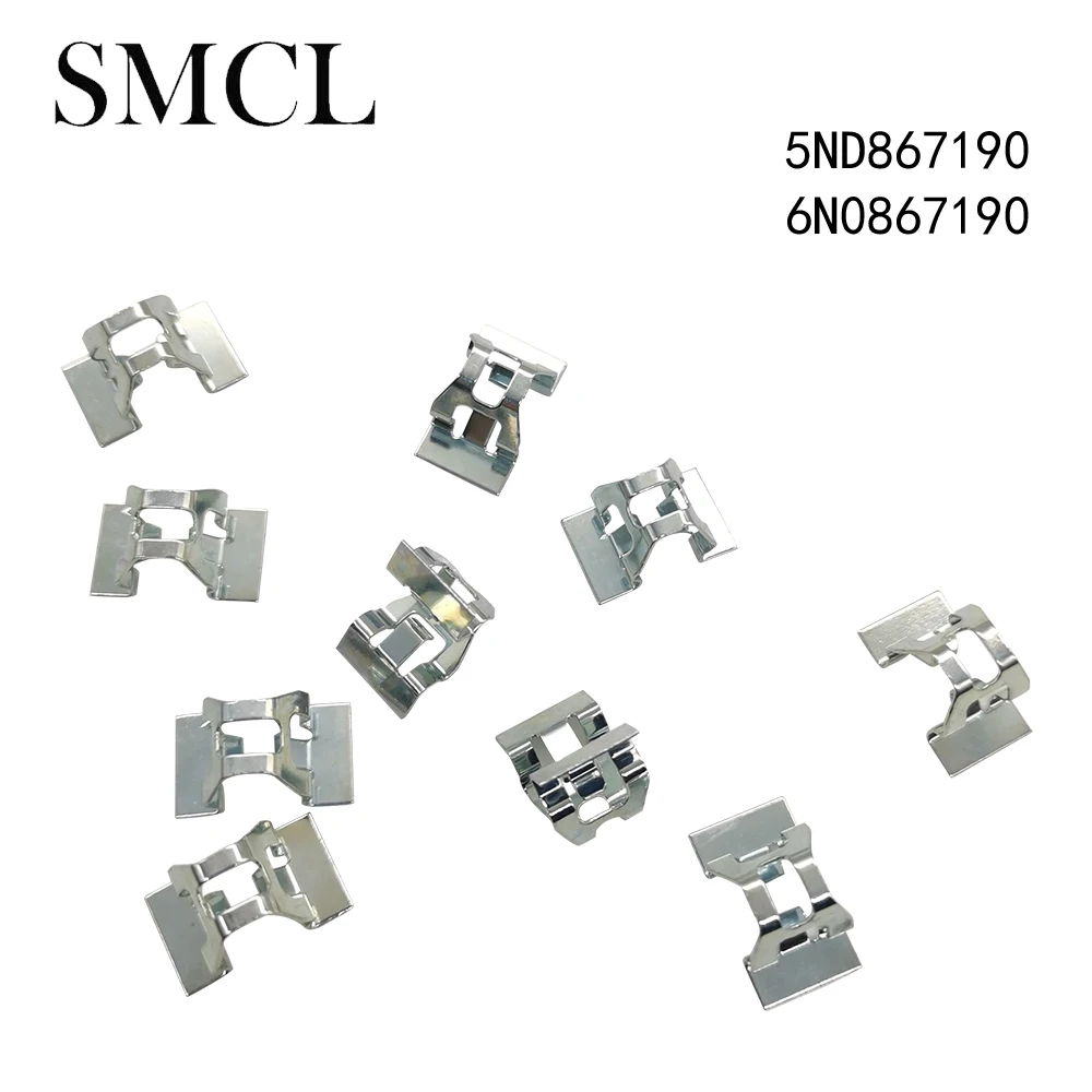 

5ND867190 6N0867190 10Pcs V-shaped clip For VW Caddy Polo Golf Tiguan Teramont Audi Q3 A5A A5L AE6A AQ6E A6A AE6S