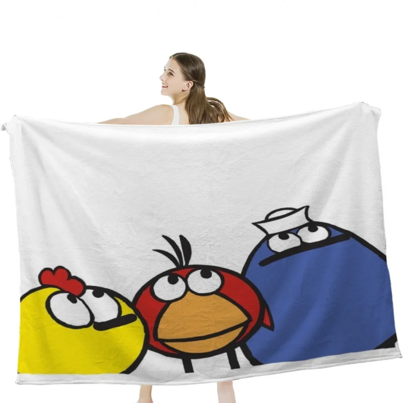 Peep and the Big Wide World Throw Blankets Soft Velvet Blanket Camping Bedding Blanket Cold Cinema or Travel