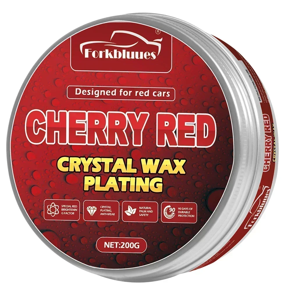 

Красный цвет автомобильный воск кристаллический набор покрытий жесткий авто воск краска уход покрытие крошечный ремонт царапин автомобильный полировщик с губкой