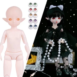 Muñeca BJD de 17cm/30cm para niñas, maquillaje, 22 articulaciones, elfo móvil, regalo de juguete