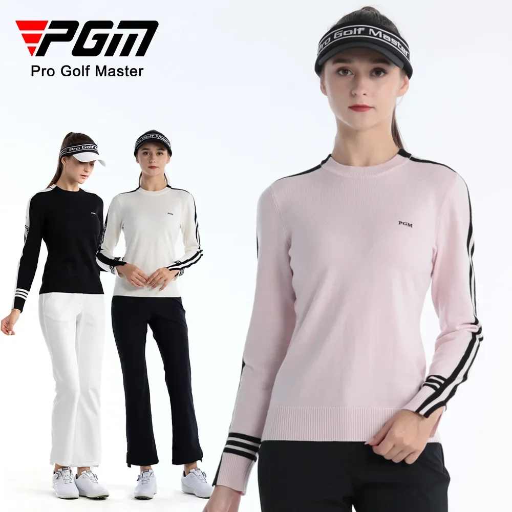 

Golf Wear 2024 Women Autumn Winter Sweater Long Sleeves Shirt Lady Pullover Training Suit Fitness Clothes Tennis Badminton