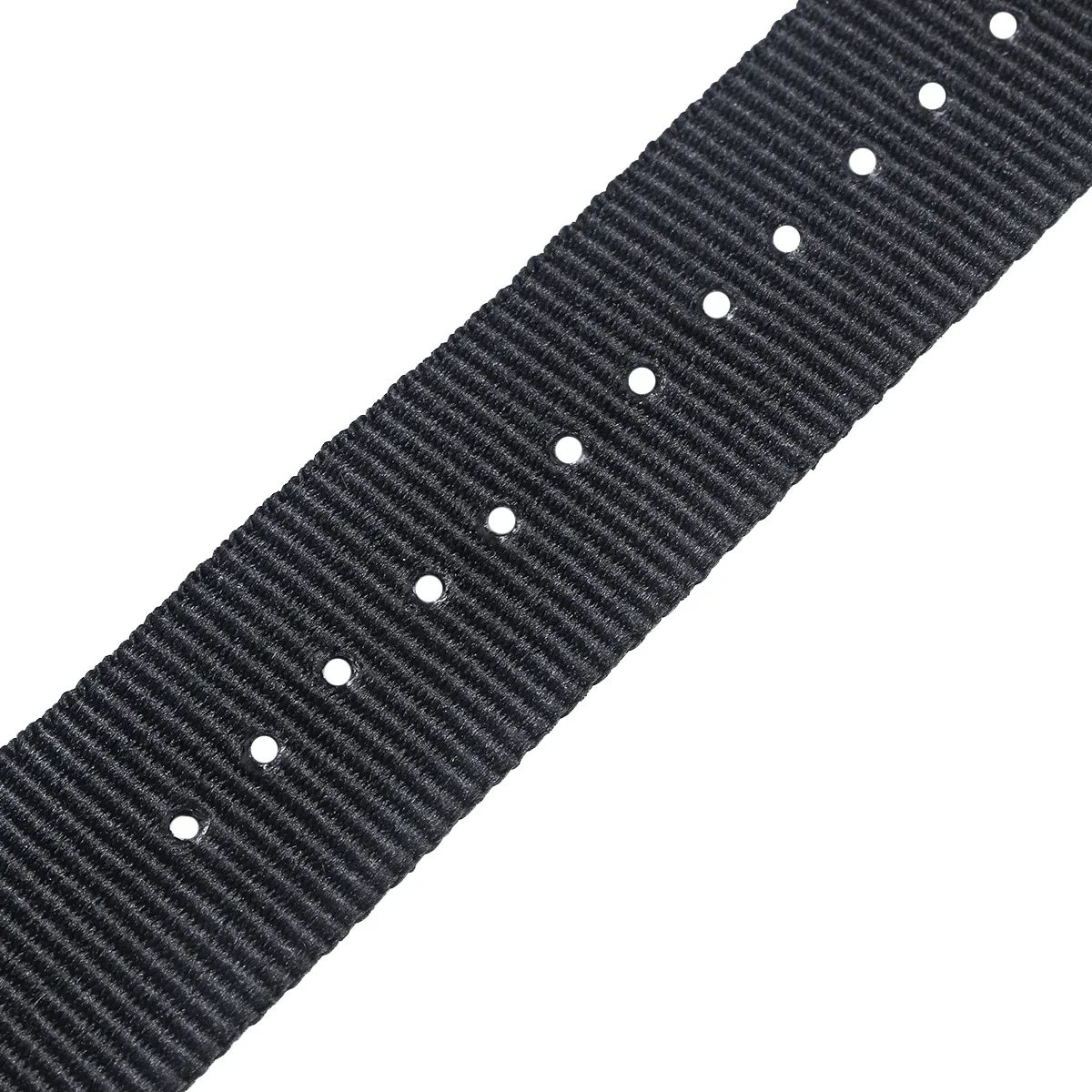 حزام ساعة من النايلون الفاخر 24 مم حزام منسوج عالي التحمل مع 5 تعديلات حواف مخيطة قابلة للغسل في الغسالة لحزام ساعة 22 مم #4