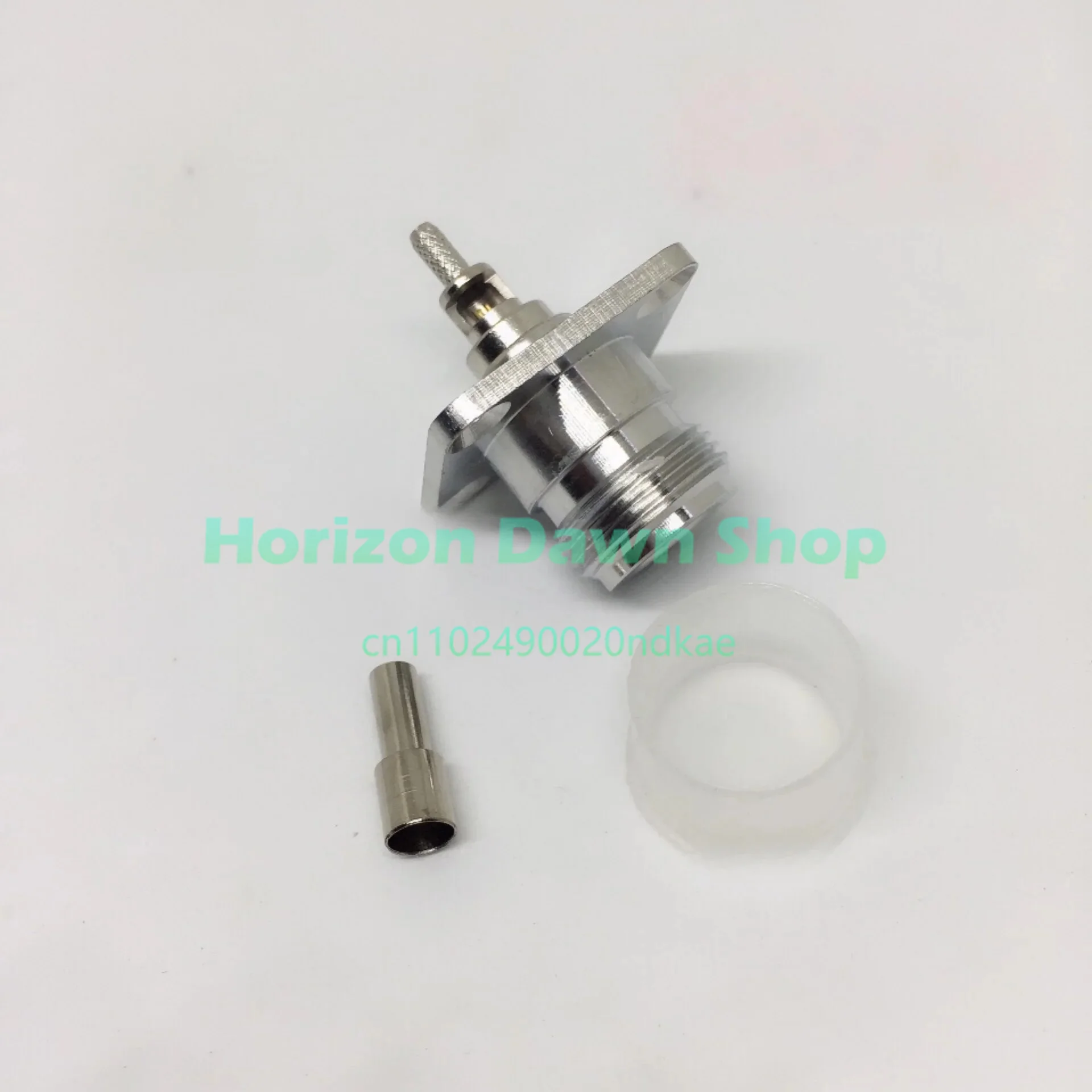 20pcs N Jack Female 4-hole panel mount Crimp