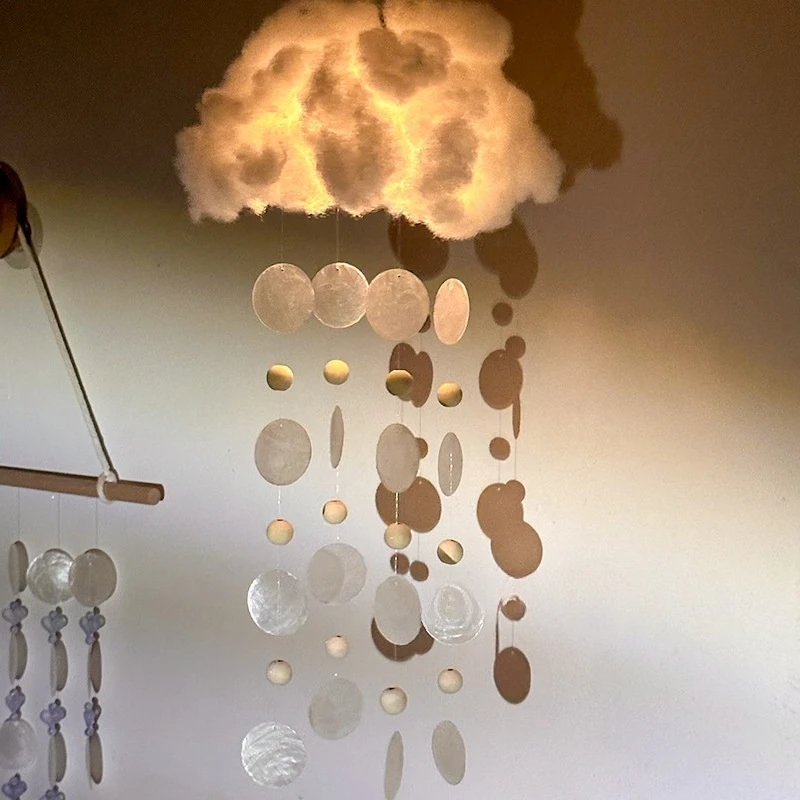 DIY Cotton Wind Chime Making Set Ins‑Style Niche Handmade Pendant for Art Craft Activity Home Window Decor