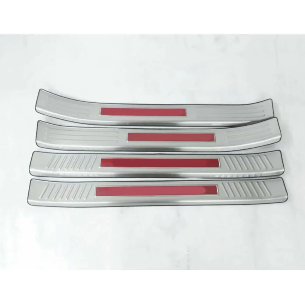 For Peugeot 5008 2017 2018 2019 2020 2021 Car Stainless Steel Pedal Door Sill Scuff Plate Exterior Outside Threshold Parts 4PCS