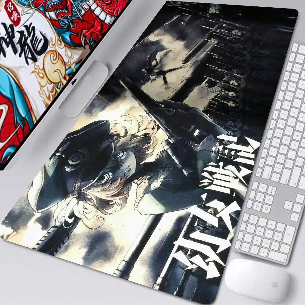 Saga Of T-Tanya The Evil Anime Mousepad Non-slip Suitable For Office Computers Laptops E-sports Game Desk Mats XXL Keyboard