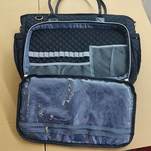 Imagen 2 del producto Bolsa de almacenamiento de libros de gran capacidad con asa, cubierta de libro a prueba de polvo, bolsa de suministros de aprendizaje, bolsa de Biblia, bolsa de mano para ordenador portátil con capacidad