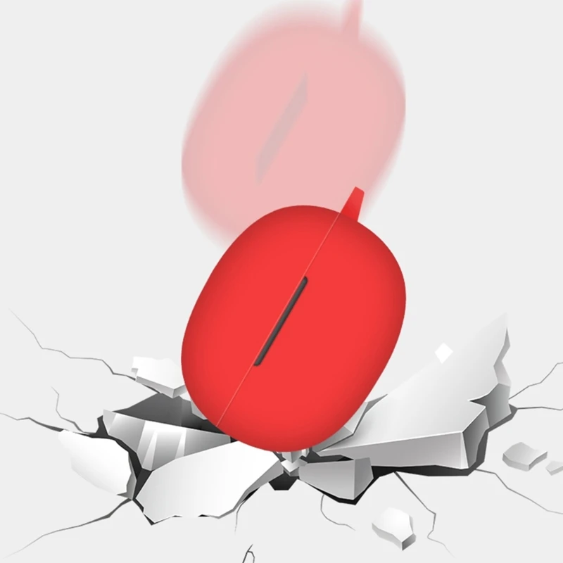 Защитный чехол для переноски, противоударный, совместимый с realme Buds T100, пылезащитный чехол для наушников, моющийся футляр для зарядки