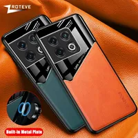 For Oneplus10 Pro Case Zroteve PU Leather Car Magnetic Hard PC Cover For Oneplus 10 Pro One plus 10T Oneplus10T 5G Phone Cases