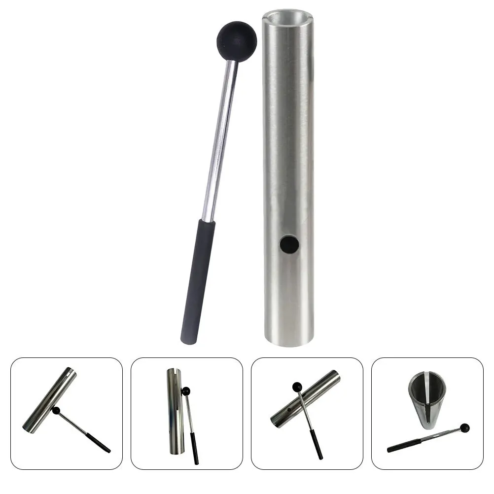 

1 set 1 Set Sturdy Frog Sound Tube Tuning Pipe Percussion Instrument Reusable Metal Music With Mallet For Indoor Outdoor Use