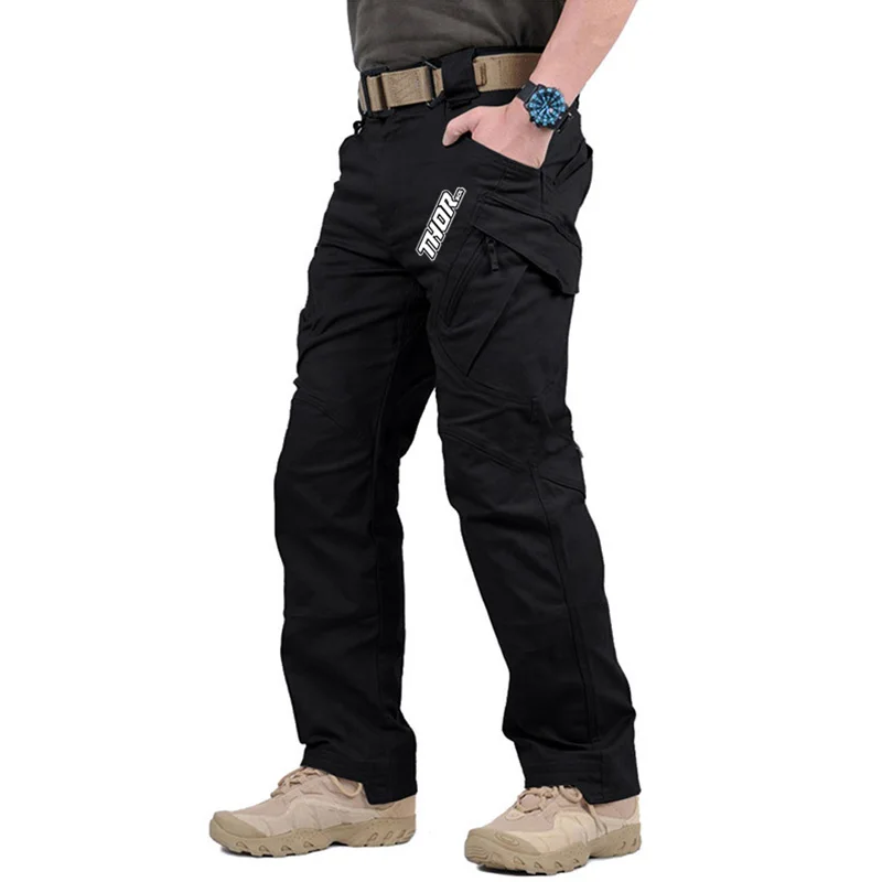 AliExpress THORSOL Road Bicycle Shorts Men Cycling Trousers Mtb Downhill Pants Enduro Autumn Outdoor Mountain Bike Pants Tactics Cargo Clothing