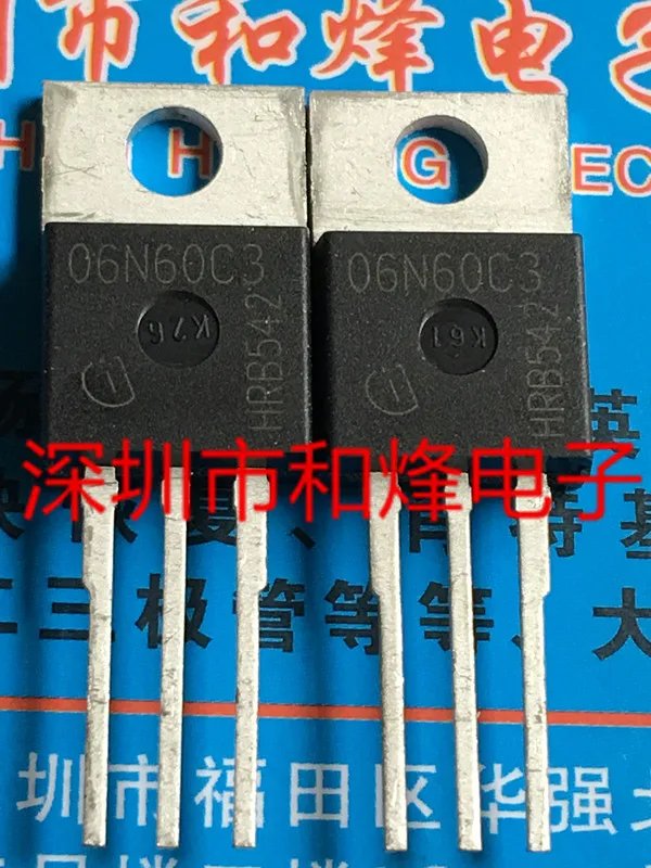 5PCS-10PCS 06N60C3 SPP06N60C3 TO-220 650V 6.2A On Stock New And Origjnal