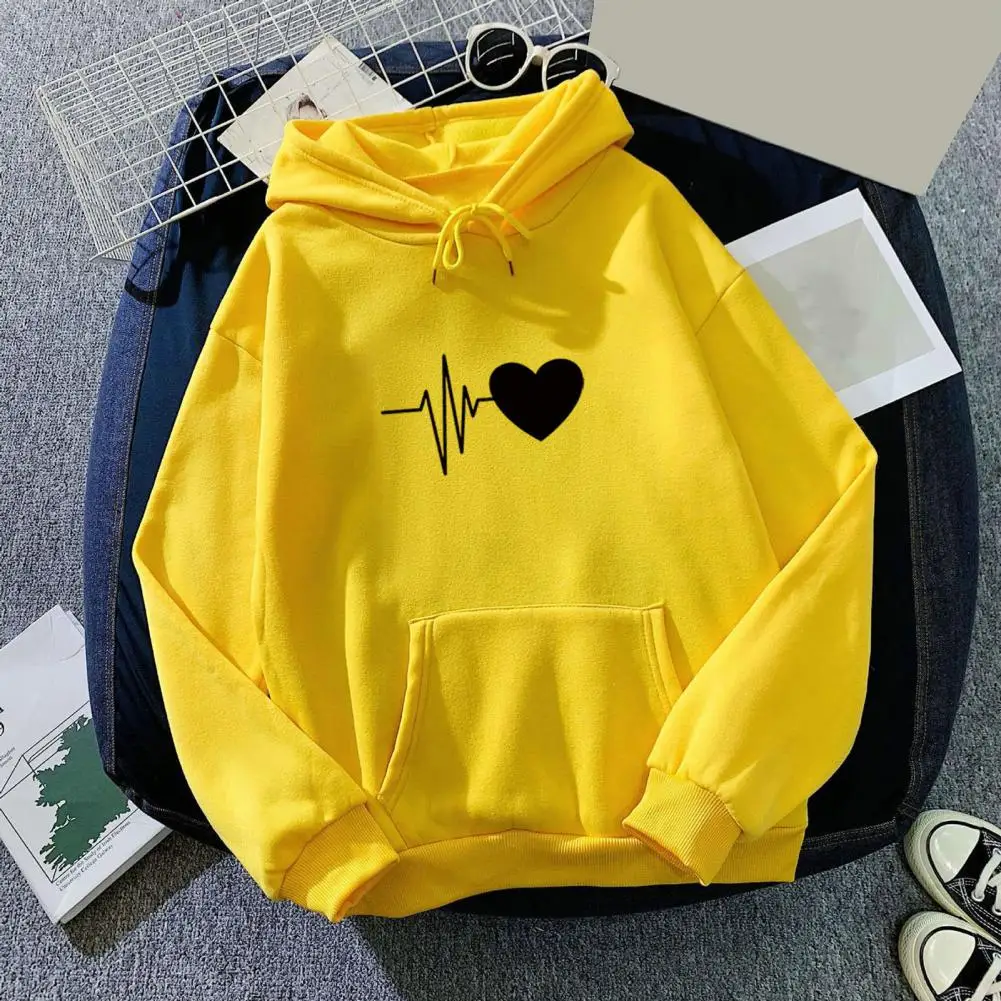 

Hooded Pullover Women Men Vintage Fashion Fleece Simple Hoodies For Couple Autumn Soft Solid Color Unisex Tops