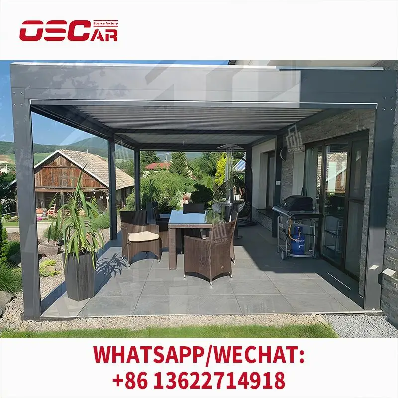 

Movable Arbour White Mirador Manual Pergola for Garden Patio Backyard pergola