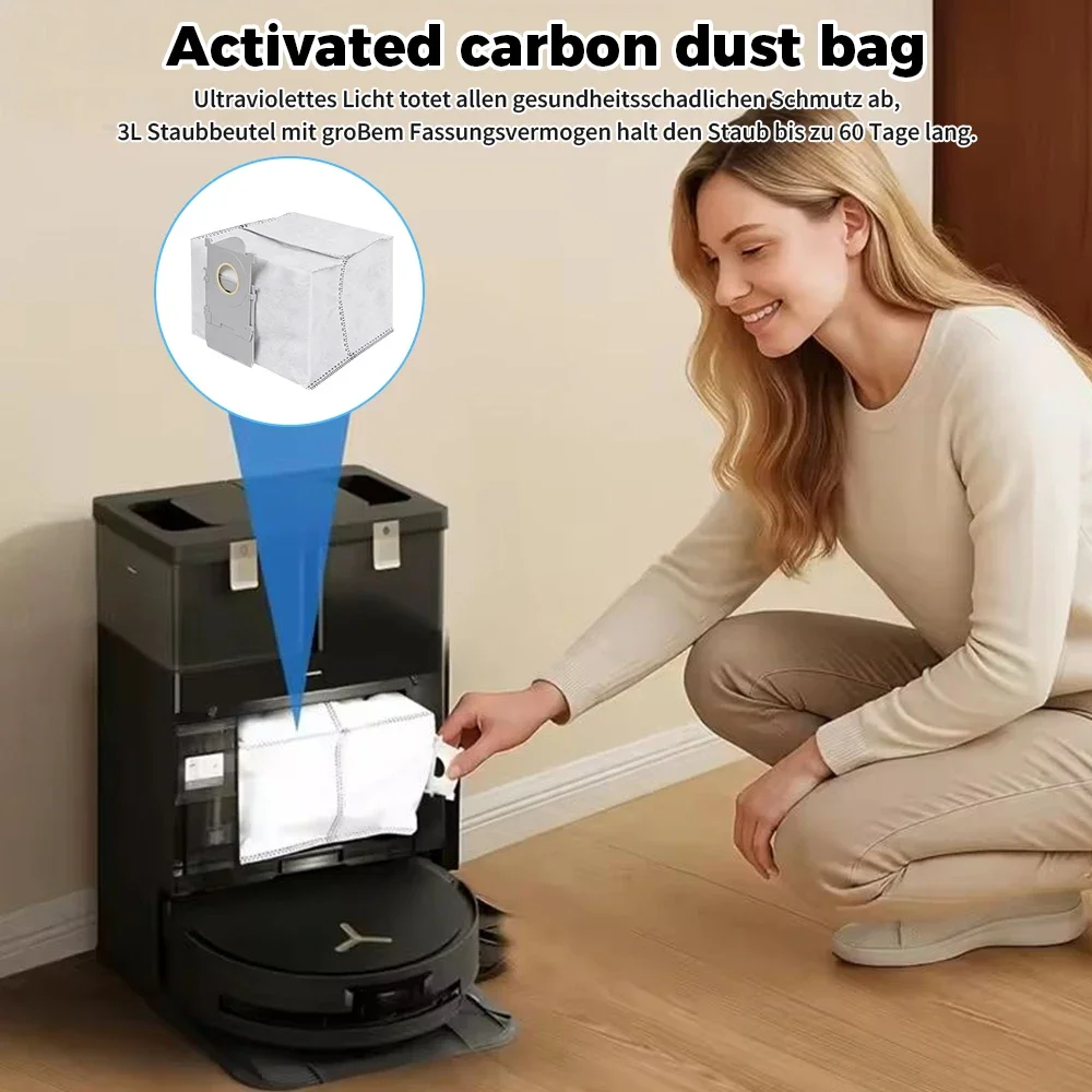 Dust Bag Part for Ecovacs T50 Pro Omni T50 Omni T50 Max Pro Omni X9 PRO OMNI X8 Pro Omni T80 OMNI/ Yeedi S14 Sweeping Robot Part image 6
