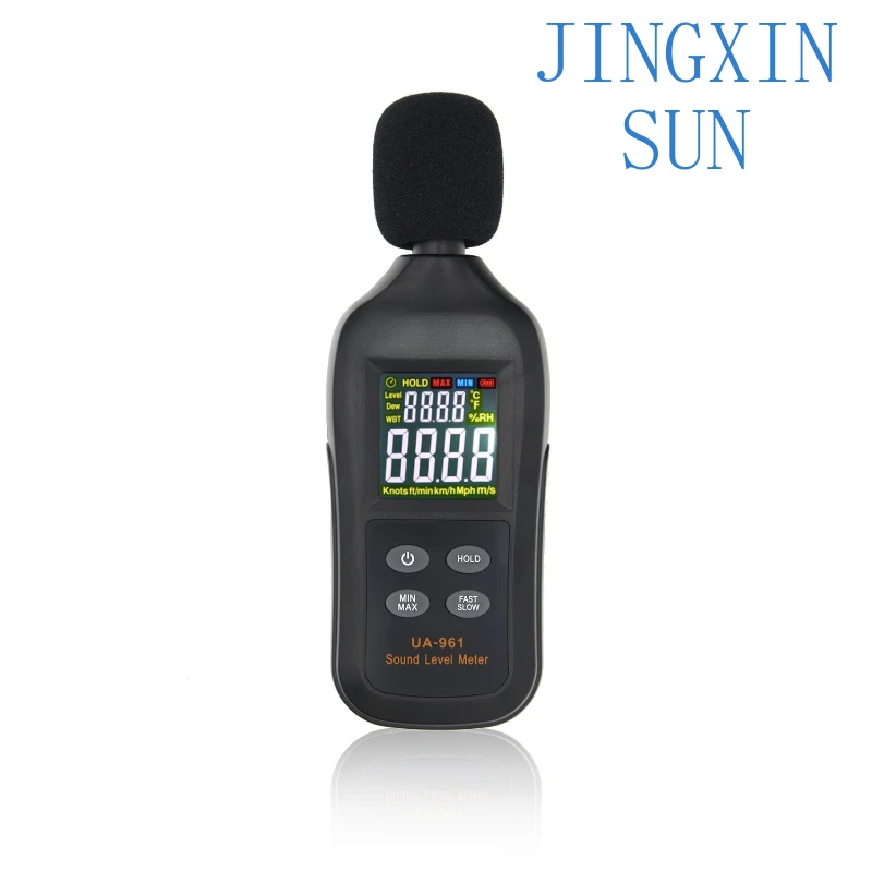 High Digital Noise Meter Sound Level Meter for Household Noise Tester Color Screen Decibel Meter for Environmental Monitoring