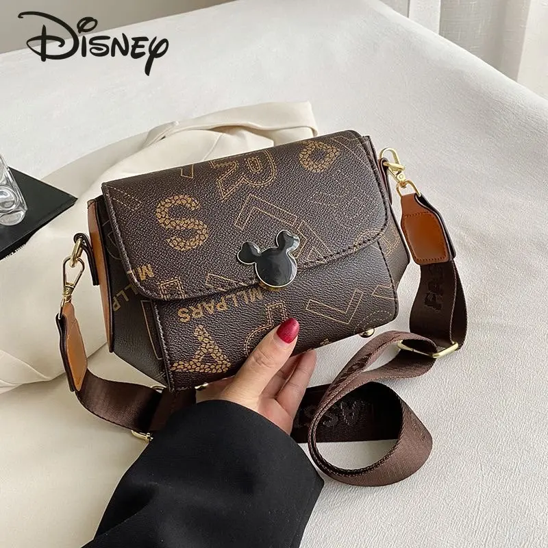 Disney Mickey New Women\'s Bag Fashion Large Capacity Women\'s Shoulder Bag Casual Versatile Multi Functional Crossbody Bag