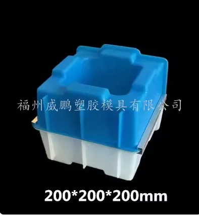 Interlocking Hollow Concrete Interlocking Block Mould, Durable Plastic House Wall Building ABS Moulds