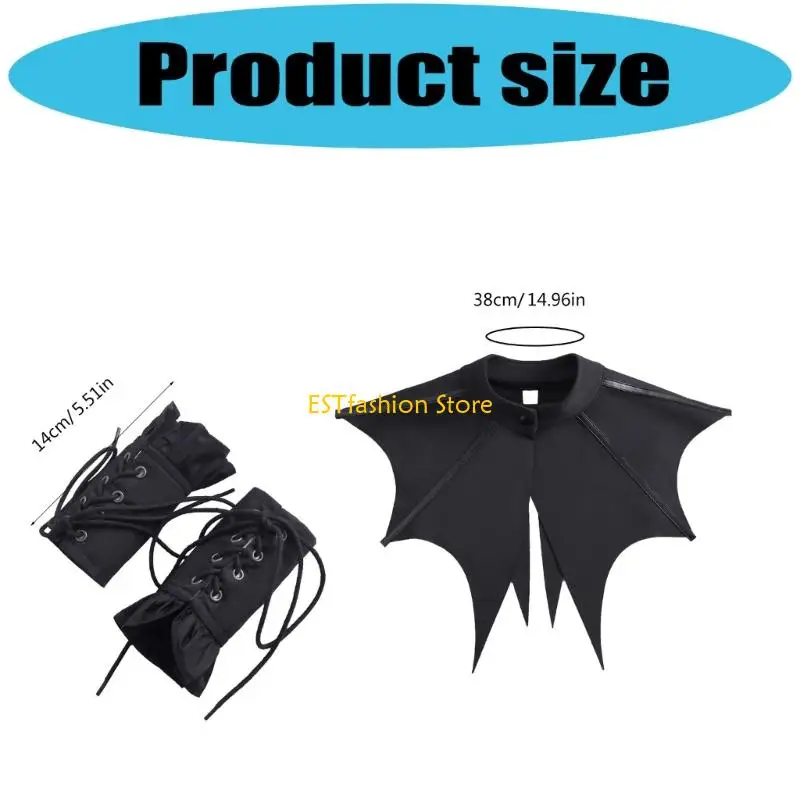 Y5GC Ruffle Design Lengan dekoratif Kerah palsu Aksesori Knecpiece Pakaian Lengan Elegan Untuk Wanita Harian Gunakan Acara