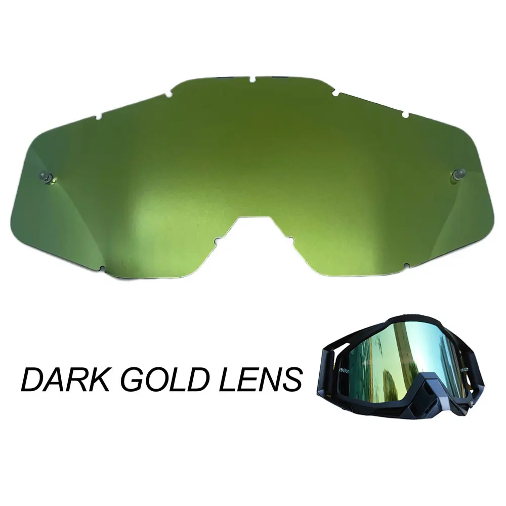 Motocross Goggles Replacement Lenses Outdoor Ski Riding Windproof Motorcycle Spare Lens Helmet Sunglasses Glasses Accessories