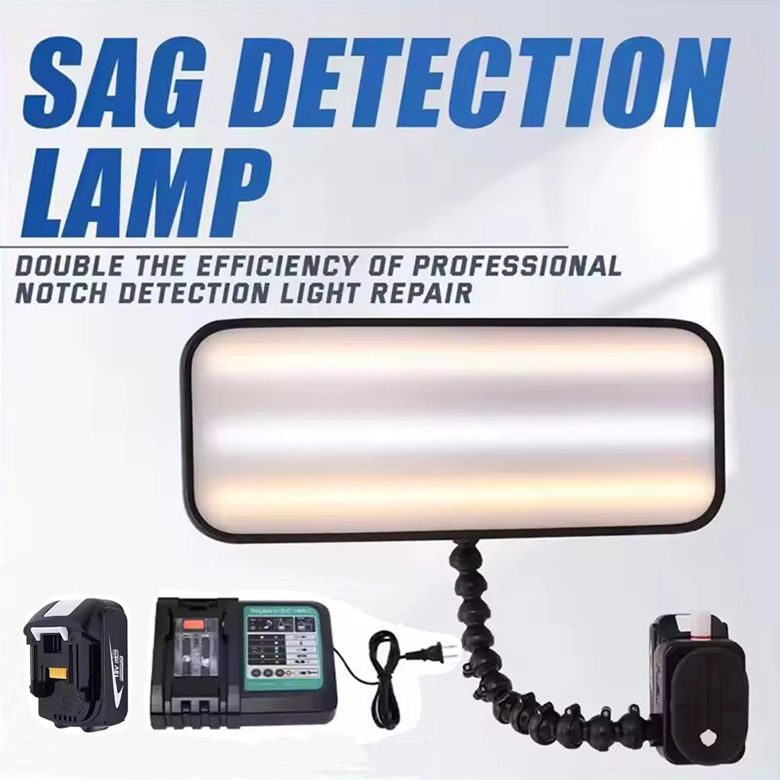 Dentt repair leveling lamp PDR lamp hail pit seamless repair detection lamp sheet metal shaping special LED reflector